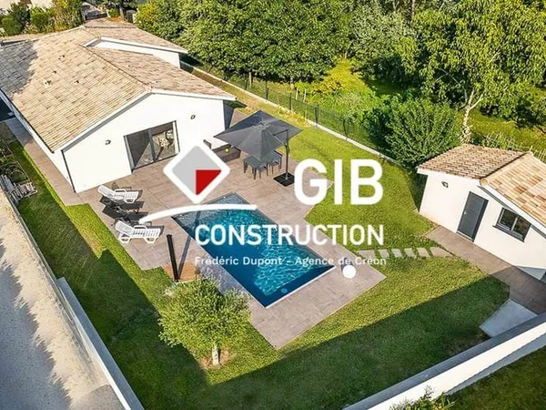 Maison contemporaine 110 m² habitables avec 4 chambres et garage