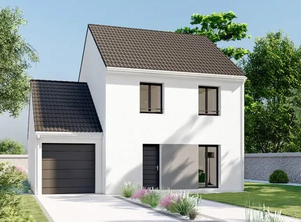 MAISON INDIVIDUELLE 91,38 m² à JAGNY SOUS BOIS