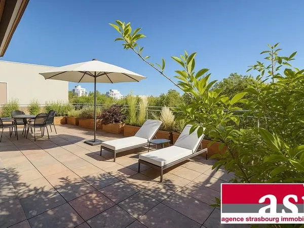 Strasbourg centre- 4P avec terrasse de 46m2 !