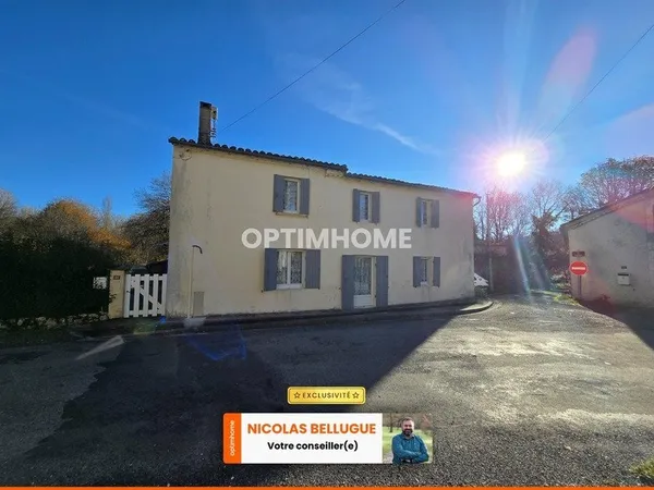 Maison de village avec jardin