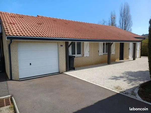 Maison plain pied 94m² Verdun 198.000