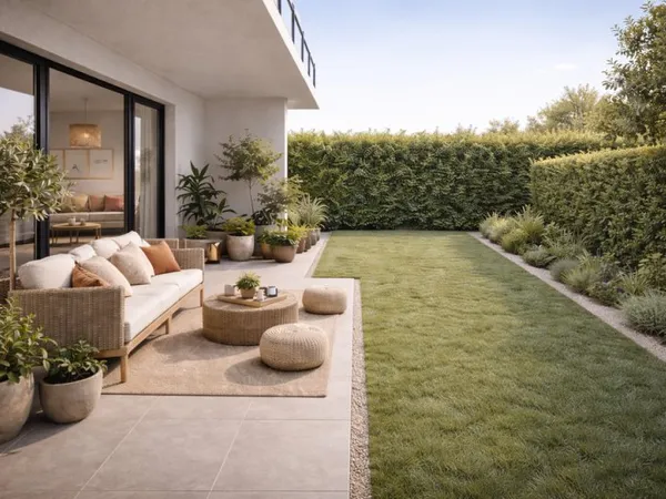 MAGNIFIQUE REZ-DE-JARDIN A SANARY - GRAND T3 DE 71 M² AVEC TERRASSE ET JARDIN