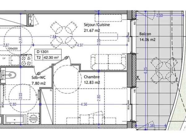 Vente Appartement 2 pièces