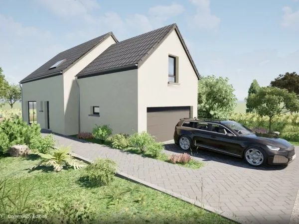 Terrain + maison 130 m²