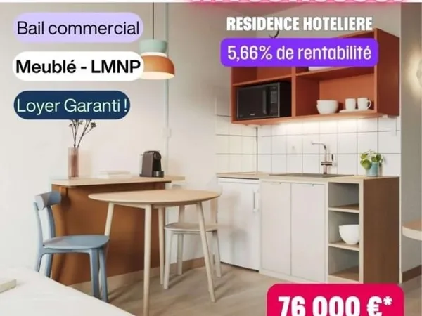 Appartement 1 pièce 17 m²