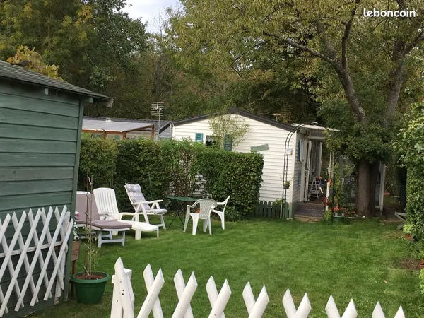 Vend terrain + mobil-home Saint illiers la ville 78980