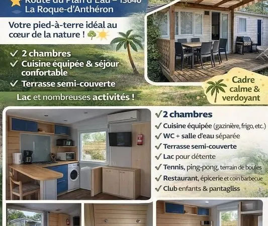 Vends mobil home