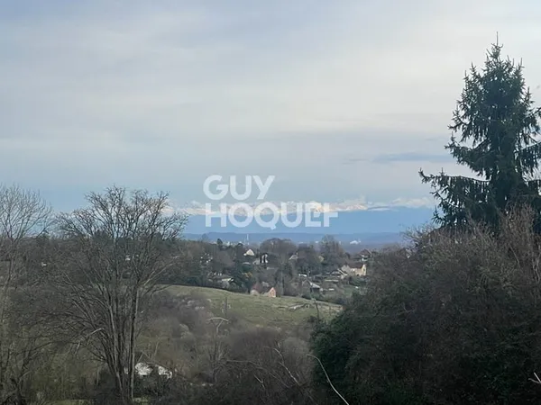 Terrain à vendre vue partielle Pyrenées à Orthez - 3300 m² constructibles et 1 ha 4 agricoles Référe