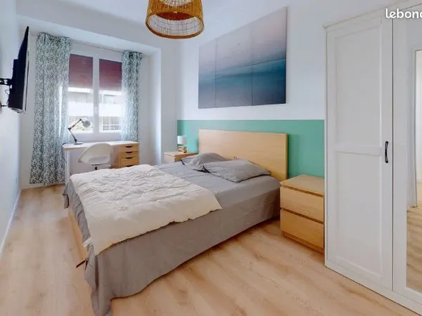 Chambre colocation 35 euro la nuit