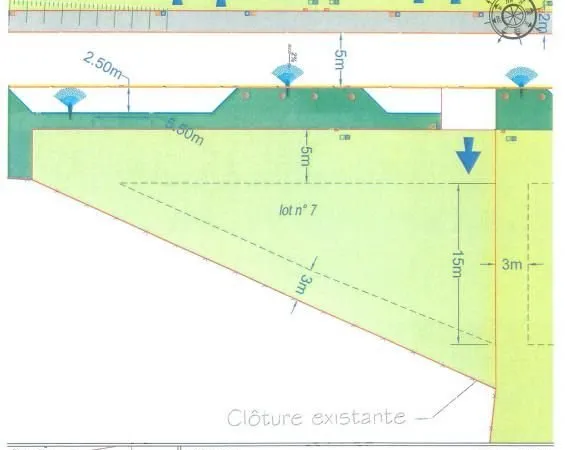 Terrain 615 m² Lumbres