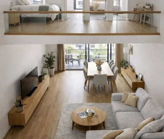 Duplex 4 pièces 90 m²