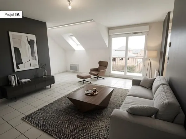 Appartement 1 chambre balcon et parking
