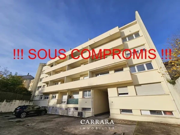 Metz proximité Jean XXIII : spacieux appartement de type F2