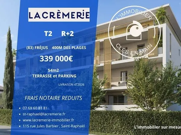 Appartement 2 pièces 54 m²