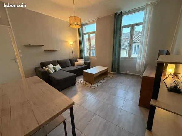 Location meublé T3