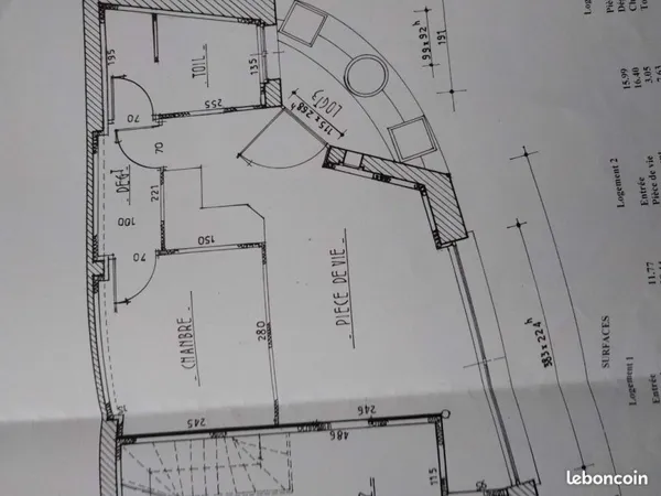 Location appartement 31 m2