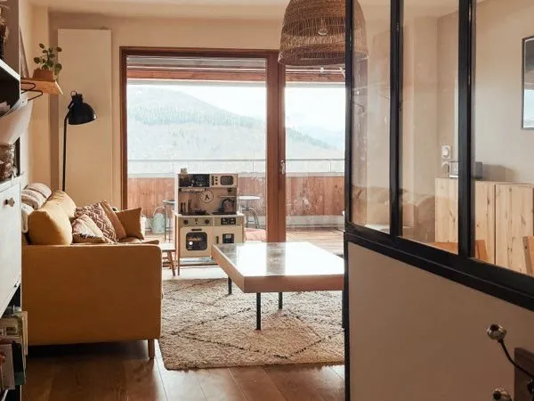 Appartement T3 meublé - 65 m² - Terrasse, potager et garage