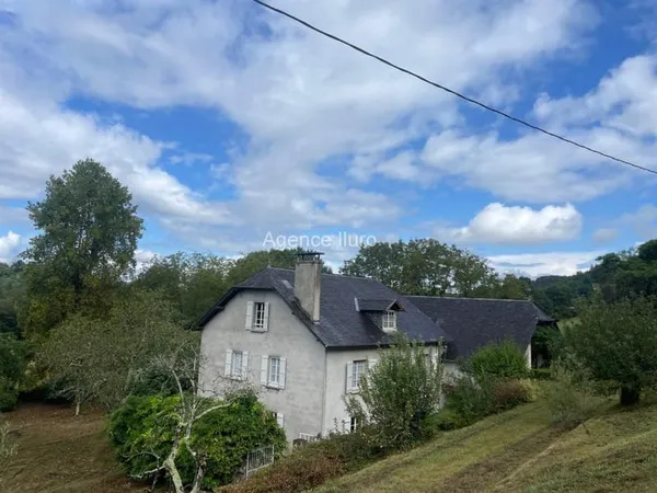 Proximite Oloron - Bel Ensemble Compose D'une Maison D'habitation + Grange Renovee + Grange Attenant