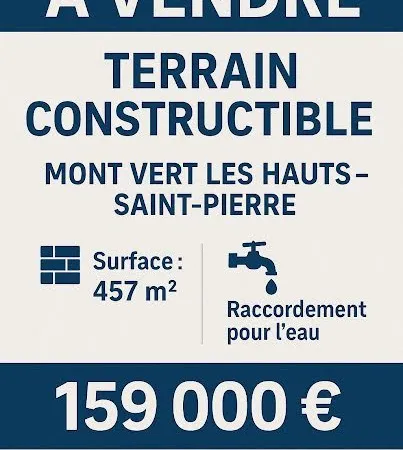 Terrain 457 m²