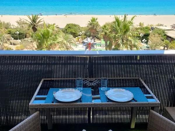 A louer Studio vue mer canet plage