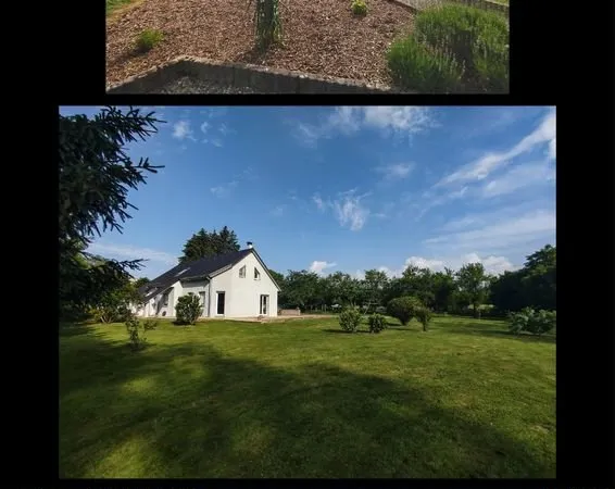Maison, logement et grand terrain