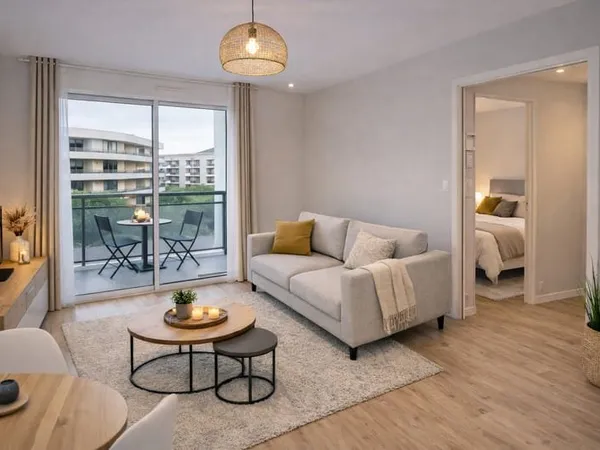 Appartement Thonon-les-bains 2pièce(s) 33,98m² m2 avec Balcon/Terrasse