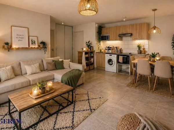 Appartement 3 pièces 61 m²