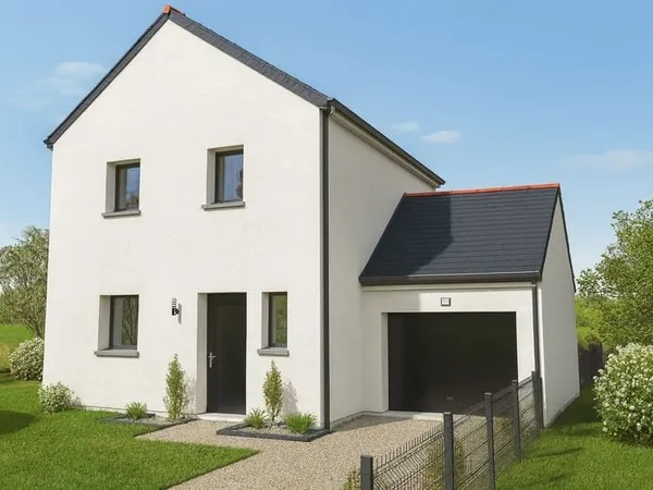 Projet de construction d'une maison 95 m² avec terrain à CHATELAUDREN (22)