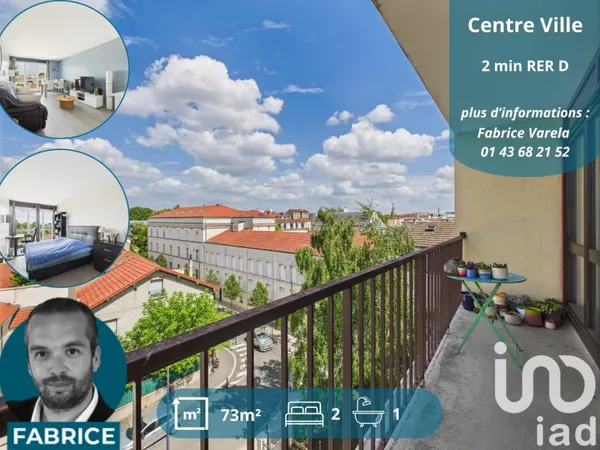 Appartement 3 pièces 73 m²