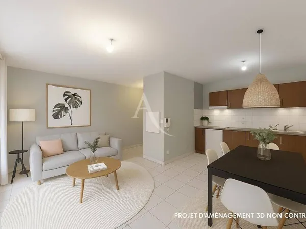 Appartement 2 pièces 41 m²