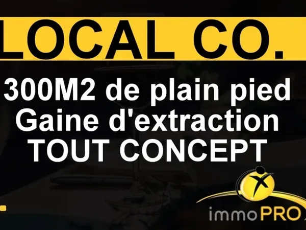 Vente / Local commercial - 300 m²