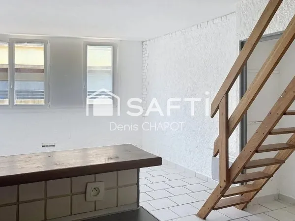Appart atypique style duplex