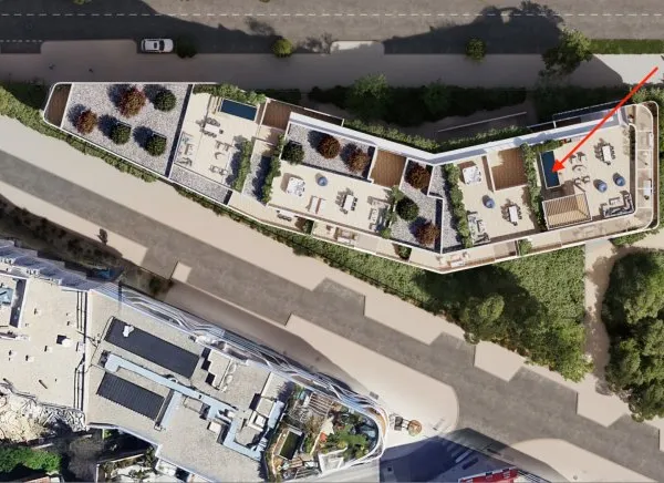 ROOFTOP avec PISCINE NOUVELLE MAIRIE
