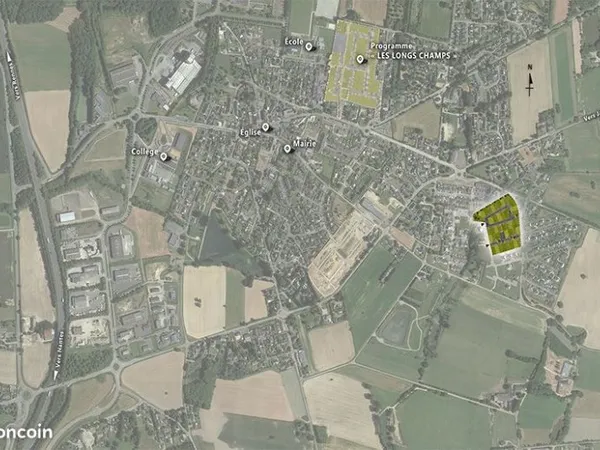 Terrain 240 m² Crevin
