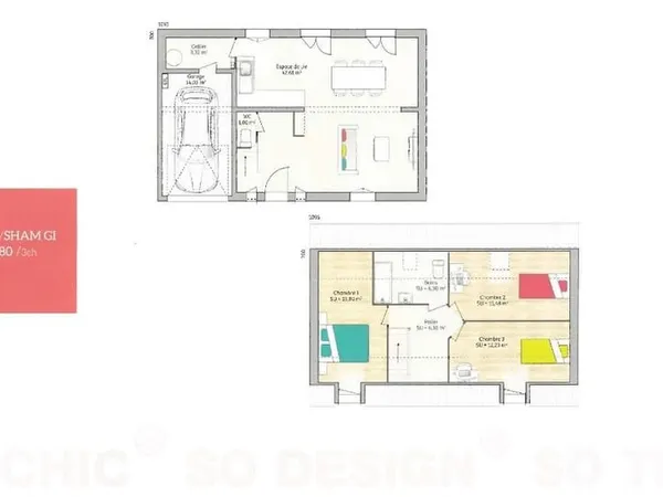 Maison 4 pièces 80 m²