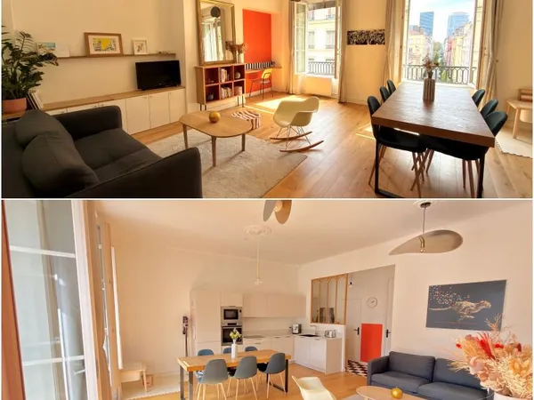 Appartement lumineux Lyon 6ème - Brotteaux Massena Tête d'Or