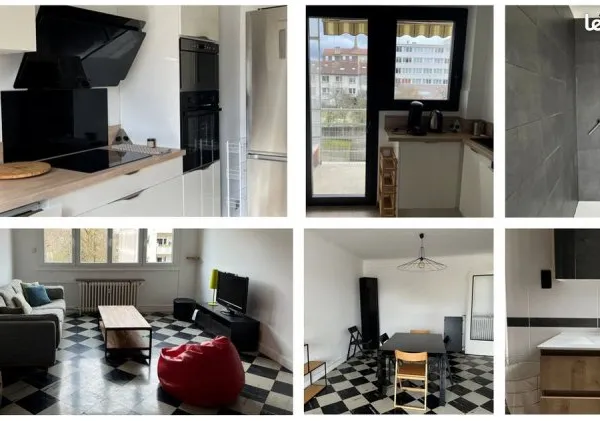 Colocation - 2 Chambres à louer dans grand appartement 82 m² - [Nancy Jeanne d'arc/Général Leclerc P