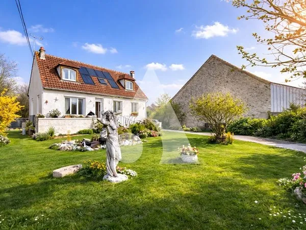 Maison familiale 4 chambres , 130 m² , terrain 1457 m² , pompe à chaleur ? Amillis