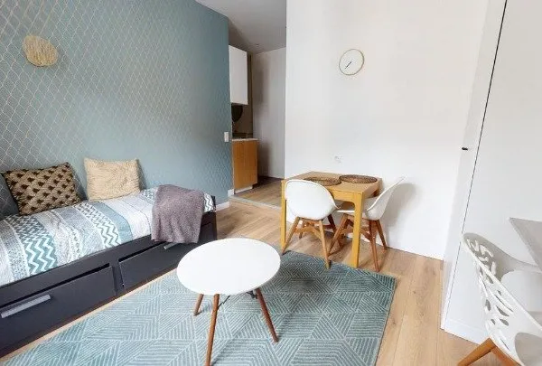 Studio 1 pièce 22 m²