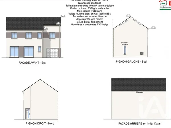 Terrain 266 m²