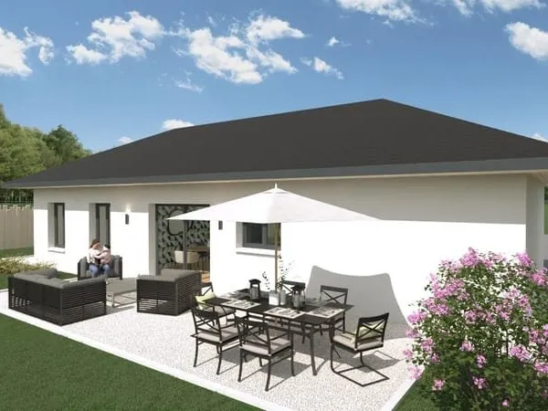 Maison à ossature bois Chanay proche Seyssel