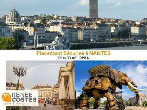 Vente en nue propriété - F86 ans - NANTES (44200)