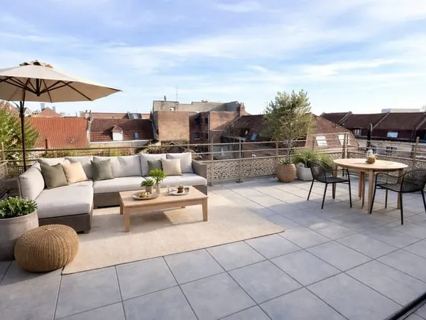 Appartement Marcq En Baroeul 4 pièces de 90m² + Terrasse de 15m² + 2 parking sous-sol !