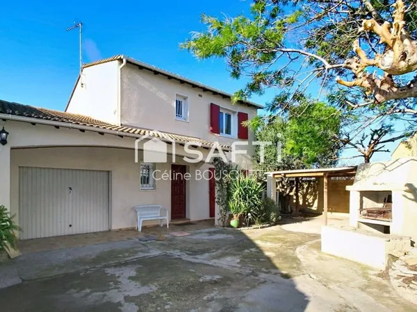 Maison R+1 de 90 m2 + garage sur terrain de 360 m2