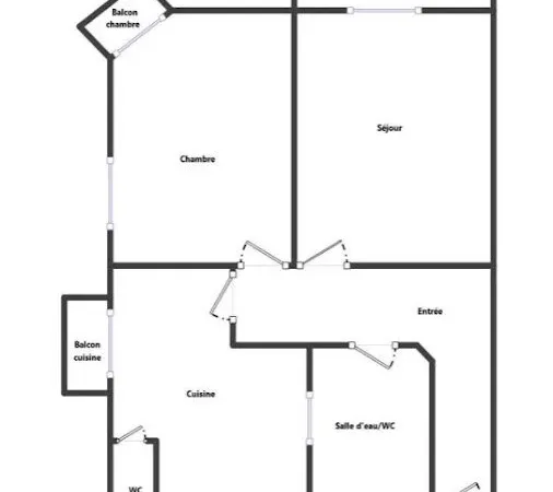 Viager 2 pièces 45 m²