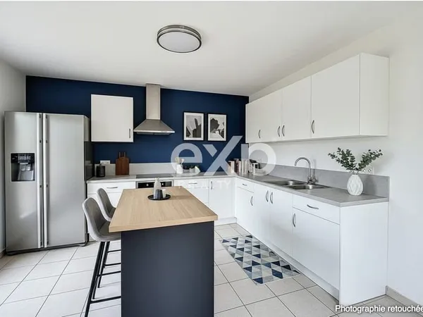 Maison de plain-pied -jardin