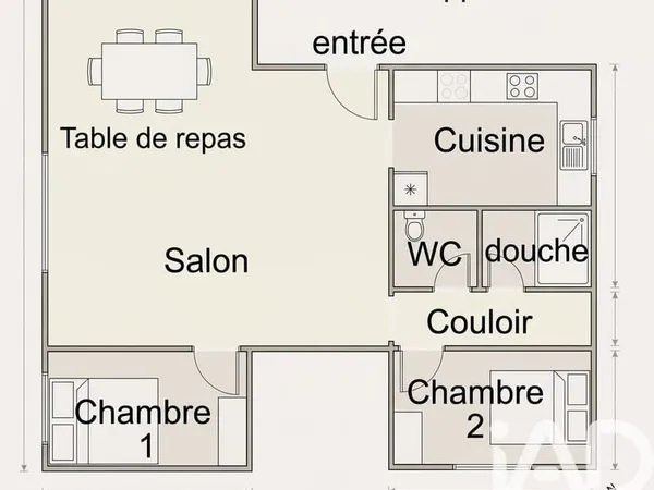Vente Appartement 4 pièces