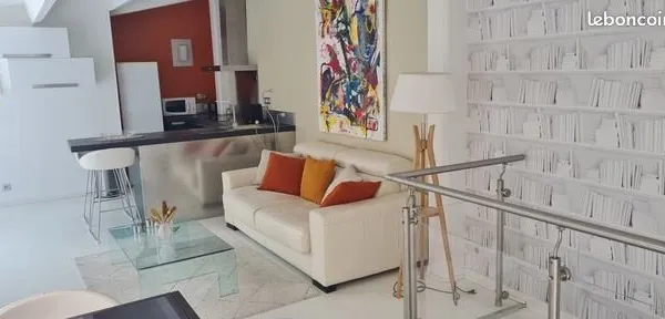 Rare : bel appartement style loft centre historique avec garage