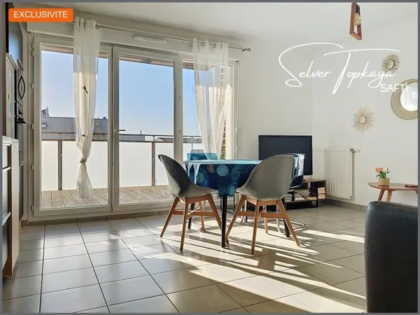 T3 de 56m² à MIONS avec garage fermé et terrasse