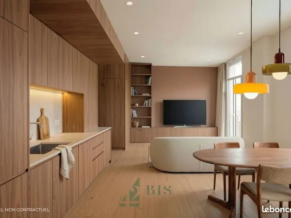 Appartement 1 pièce 36 m²